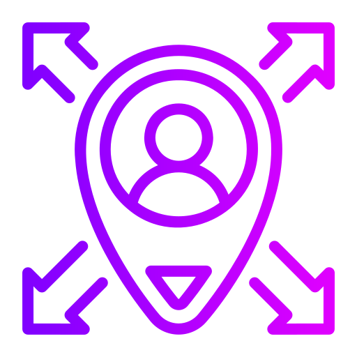 Direction Generic Gradient icon