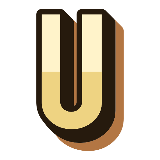 buchstabe u Generic Outline Color icon