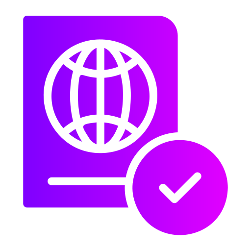 pasaporte Generic Flat Gradient icono