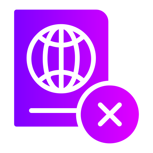 passaporto Generic Flat Gradient icona