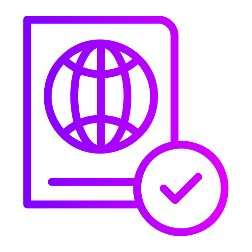 passeport Generic Gradient Icône