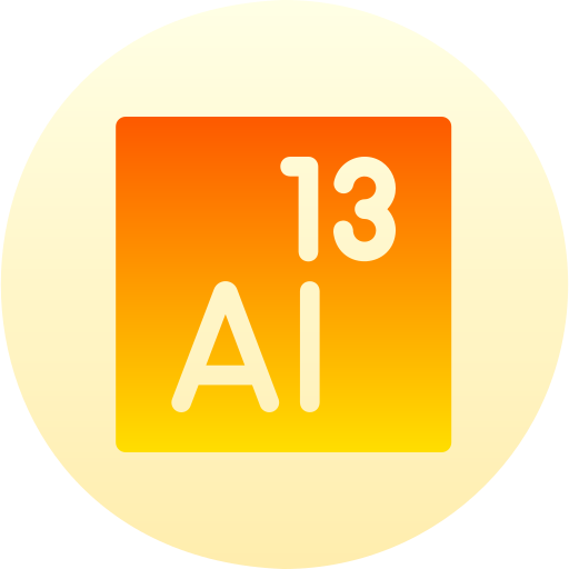 aluminium Basic Gradient Circular ikona