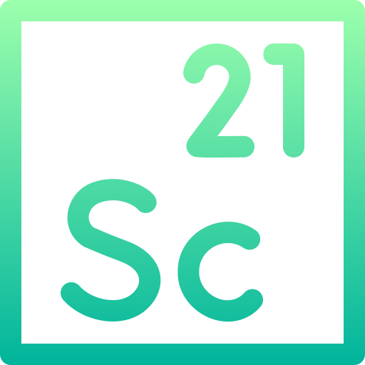 スカンジウム Basic Gradient Lineal color icon