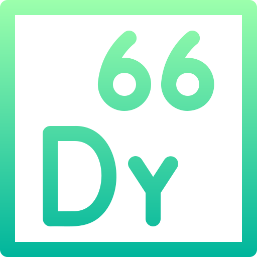 disprosio Basic Gradient Lineal color icona