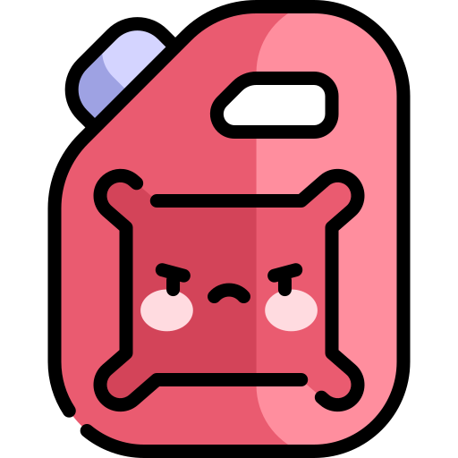 Jerrycan Kawaii Lineal color icon