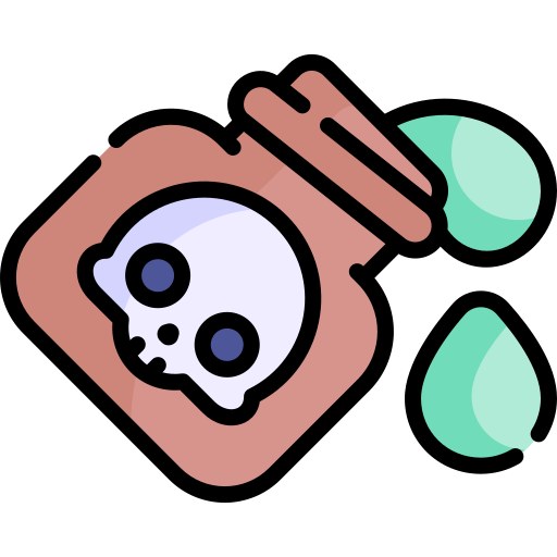 Poison Kawaii Lineal color icon