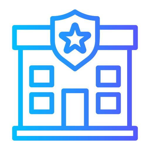 Police station Generic Gradient icon
