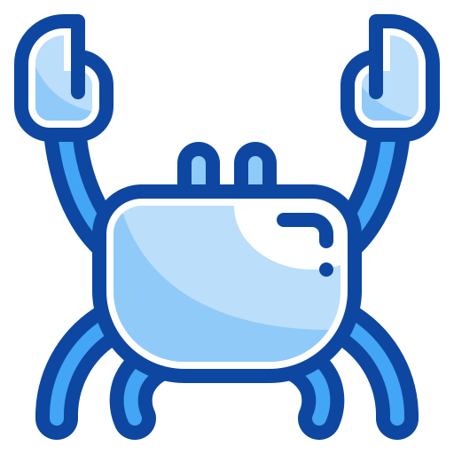 Crab Generic Blue icon