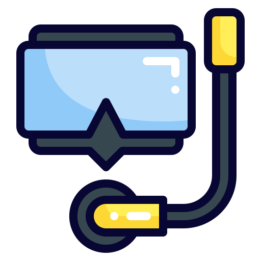 taucherbrille Generic Outline Color icon