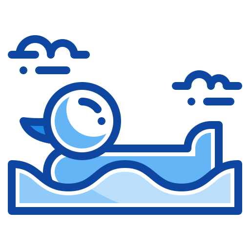 Резиновая утка Generic Blue иконка