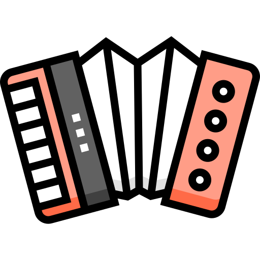 Accordion Detailed Straight Lineal color icon