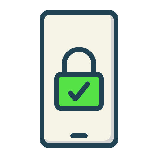 Mobile security Generic Outline Color icon