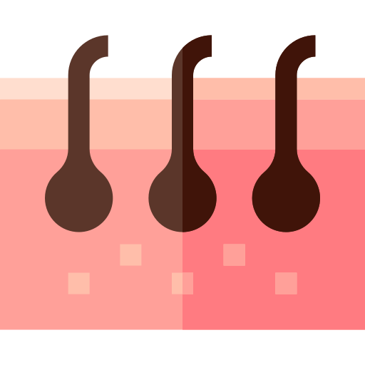 피부 Basic Straight Flat icon