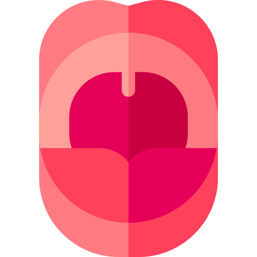 Uvula Basic Straight Flat icon