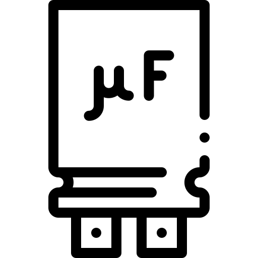 Capacitor Detailed Rounded Lineal icon