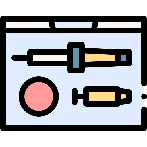 Soldering iron Detailed Rounded Lineal color icon