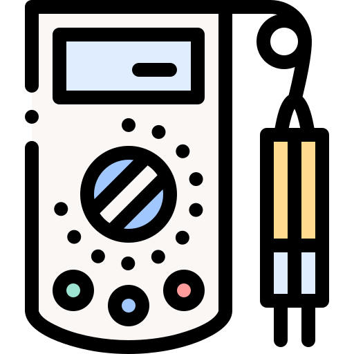 マルチメーター Detailed Rounded Lineal color icon