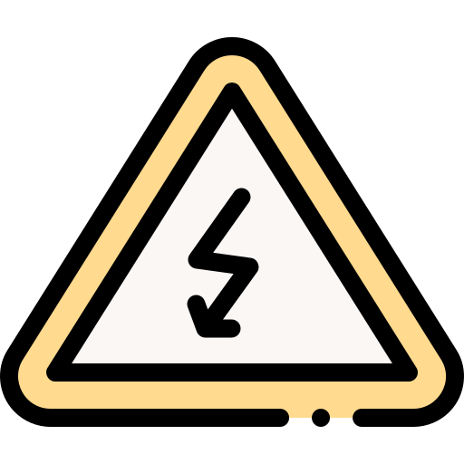 Caution Detailed Rounded Lineal color icon