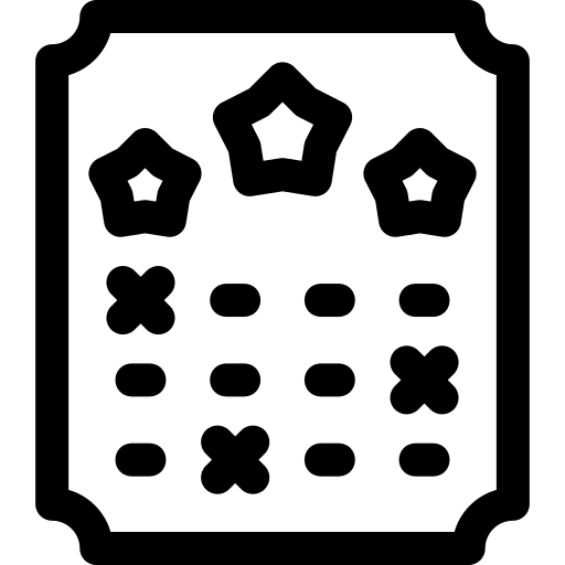 loteria Basic Rounded Lineal ikona