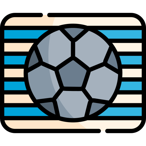 calcio Kawaii Lineal color icona
