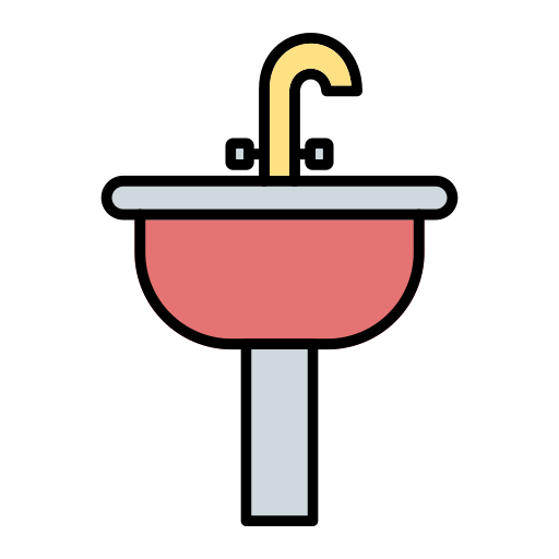 싱크대 Generic Outline Color icon