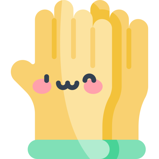 handschuhe Kawaii Flat icon