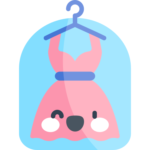 Dry cleaning Kawaii Flat icon