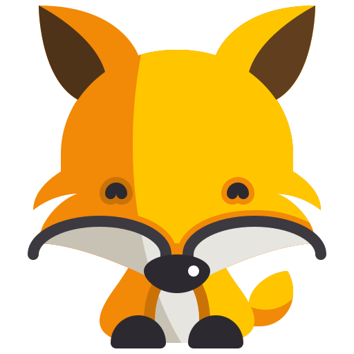 狐 Justicon Flat icon