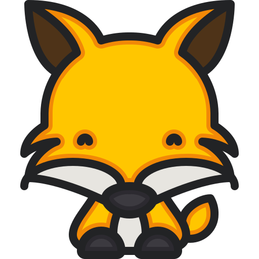 狐 Justicon Lineal Color icon