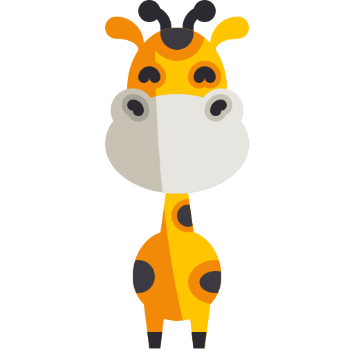 Жирафа Justicon Flat иконка
