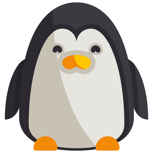 pingüino Justicon Flat icono