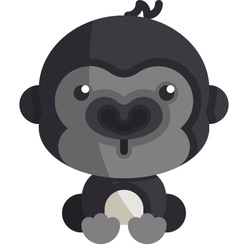 gorilla Justicon Flat icona