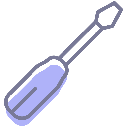 Screwdriver Generic Color Omission icon