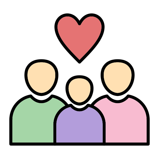 가족 Generic Outline Color icon