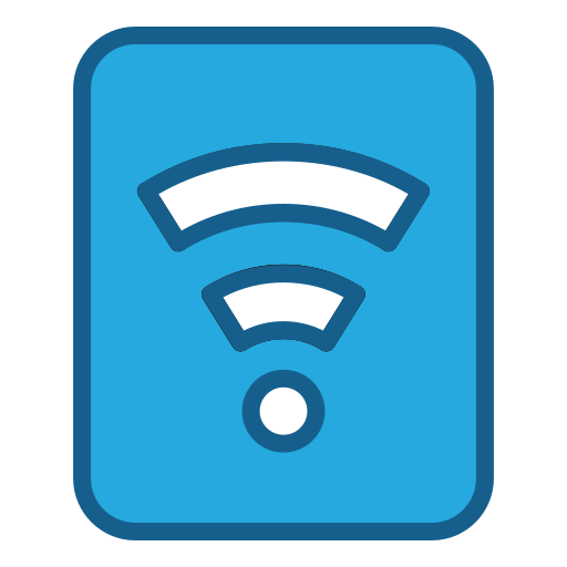 Free wifi Generic Blue icon