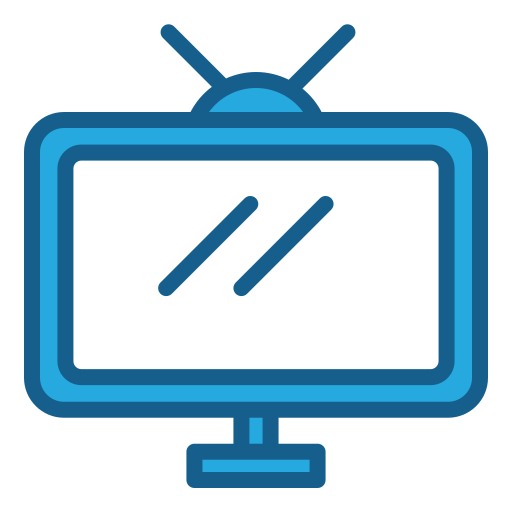 monitor telewizyjny Generic Blue ikona