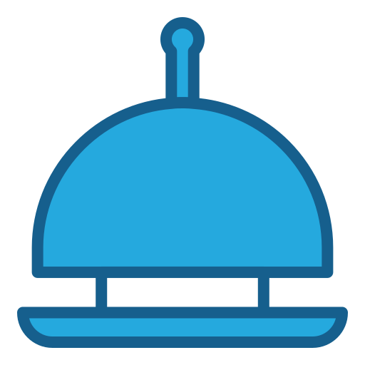 campana de recepción Generic Blue icono