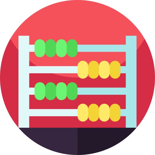 Abacus Geometric Flat Circular Flat icon