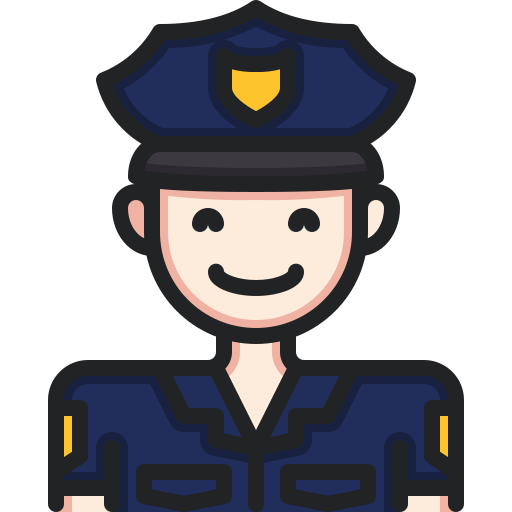 Police Justicon Lineal Color icon