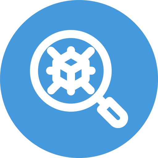 blockchain Generic Flat ikona