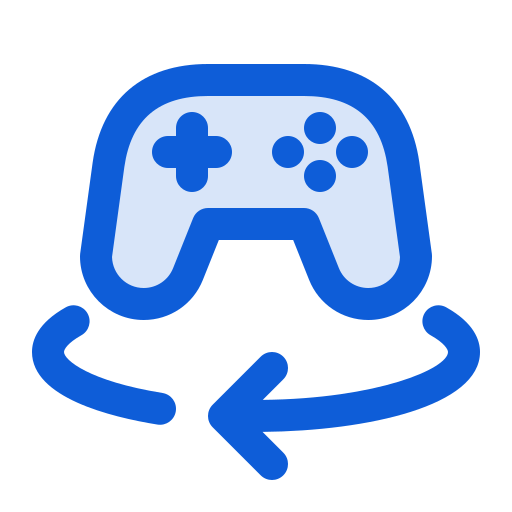 ゲームコントローラ Generic Blue icon