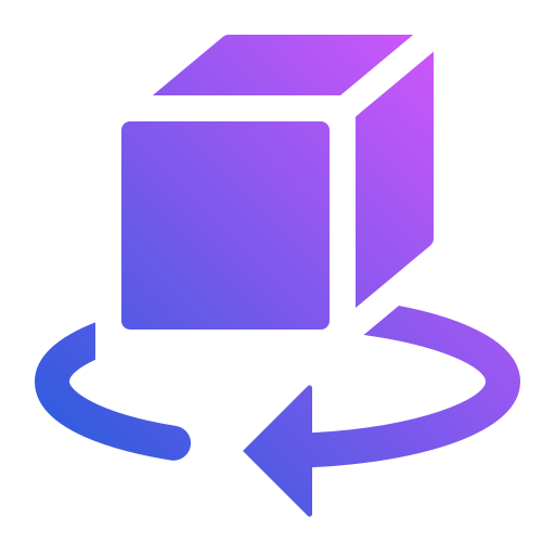 3d Generic Flat Gradient icono