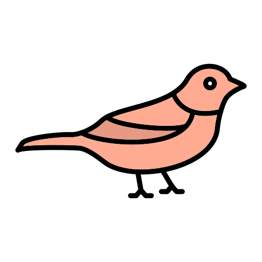 Птица Generic Outline Color иконка