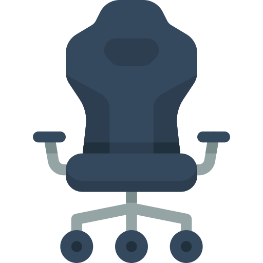 gaming stoel Generic Flat icoon