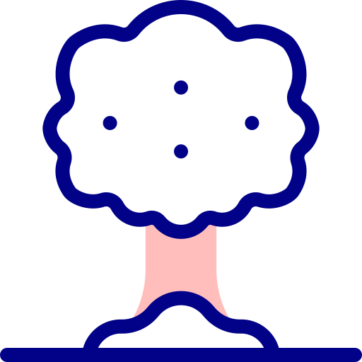 Дерево Detailed Mixed Lineal color иконка