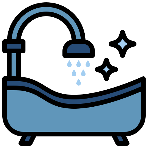 Shower Generic Outline Color icon