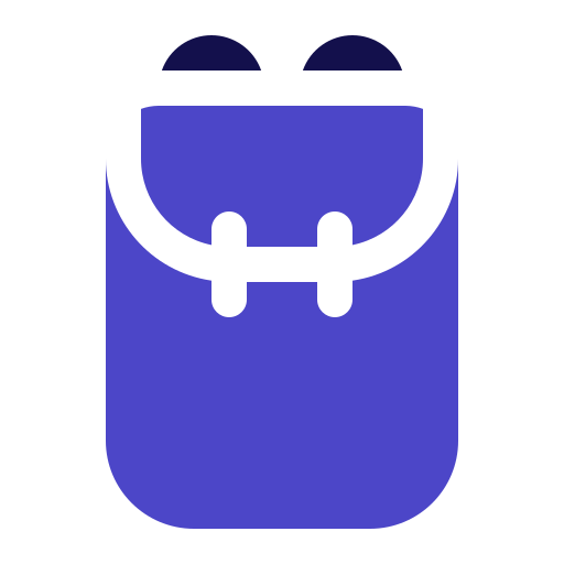 mochila Generic Blue Ícone