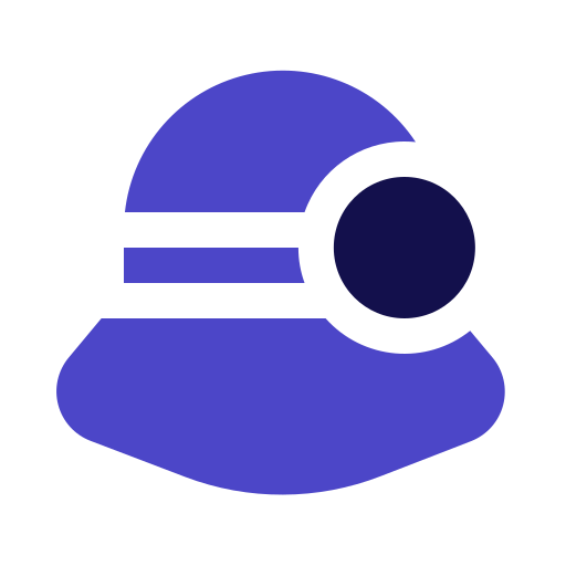 파멜라 모자 Generic Blue icon