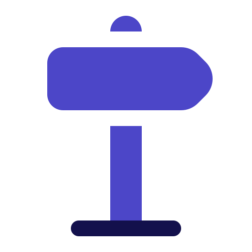 道標 Generic Blue icon