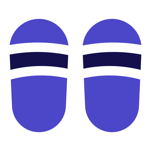 slippers Generic Blue icoon